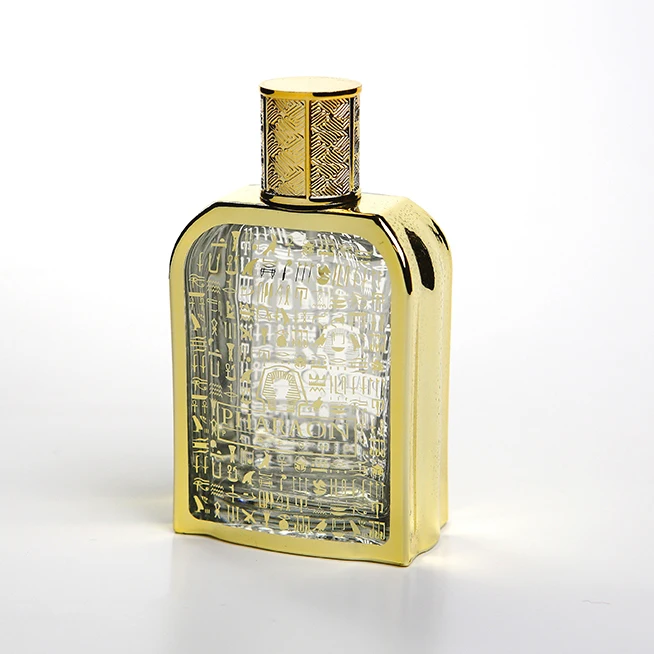 screen printing star shaped cosmetic 100ml spray perfume packaging fancy glass bottles