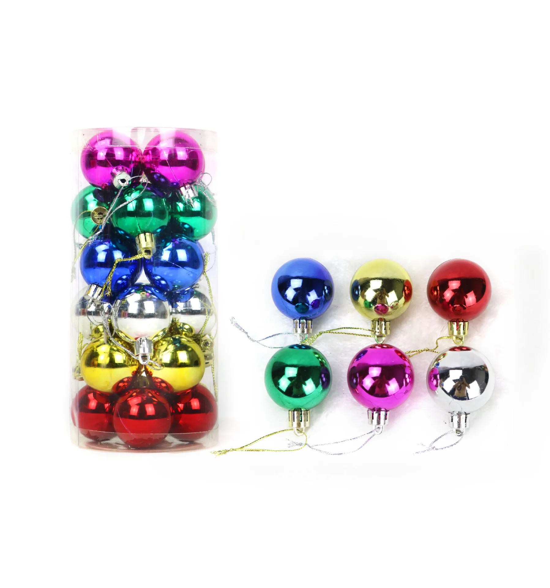 6cm  Factory-Wholesale christmas ball ornaments for christmas decorations