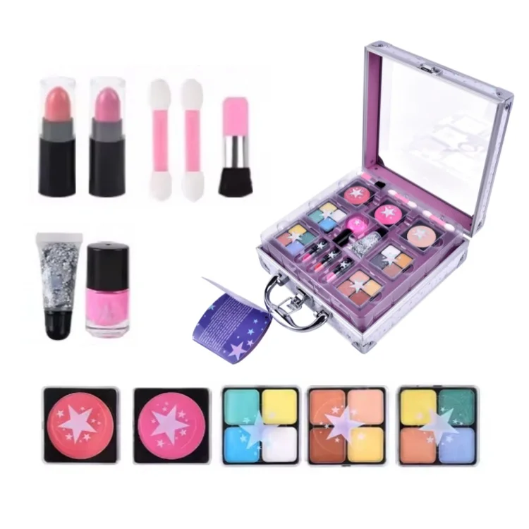 Wholesale Customized Real Cosmetics Set Kids Make Up Toys Organic Makeup For Young Girls