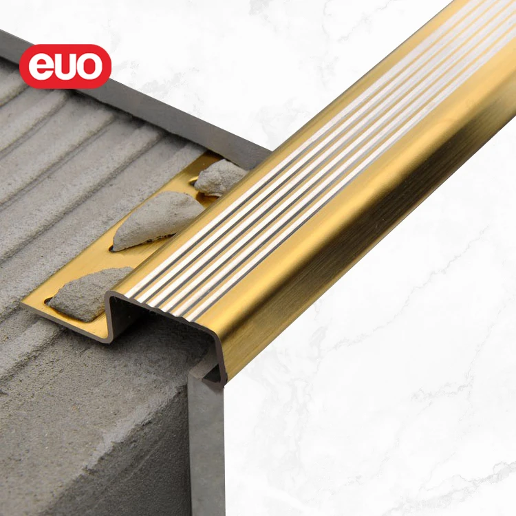 Euo прочная и износостойкая Нержавеющая сталь Лестница обнюхивая профиль лестницы противоскользящая полоса