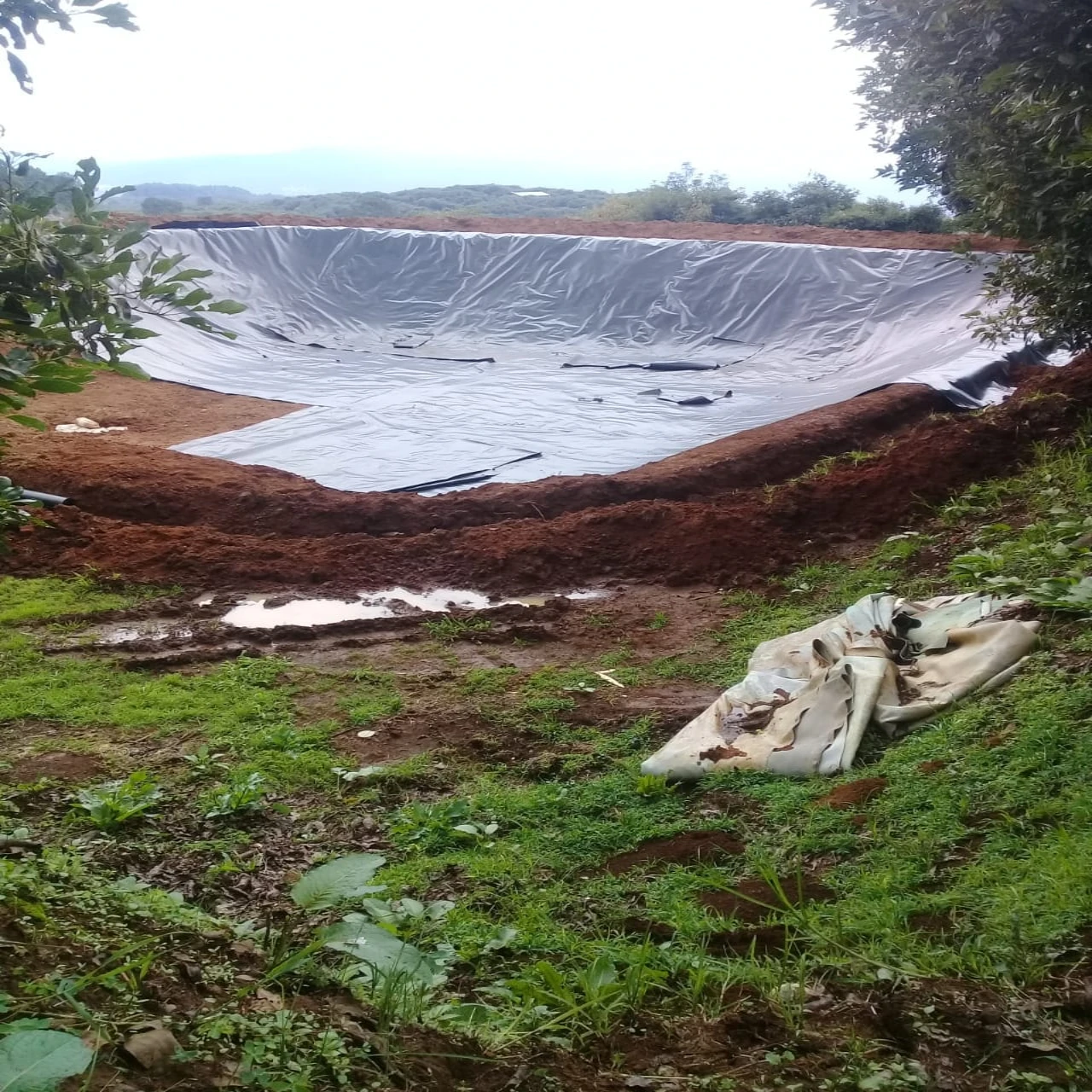 0.5mm PVC Geomembranes for Swales and Erosion Control