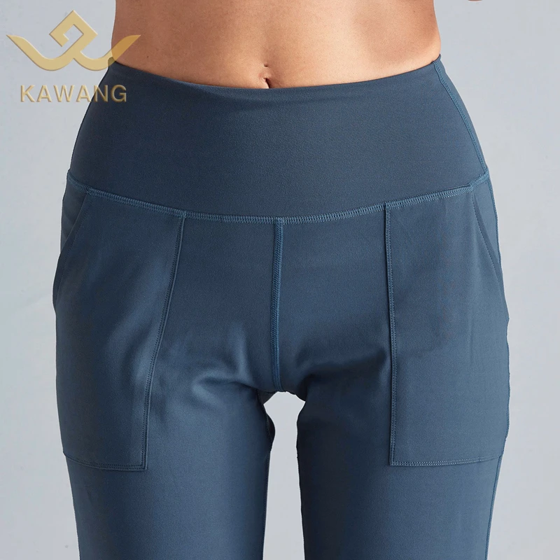 
Custom Solid color quick dry women sexy sports fitness hot yoga pants 