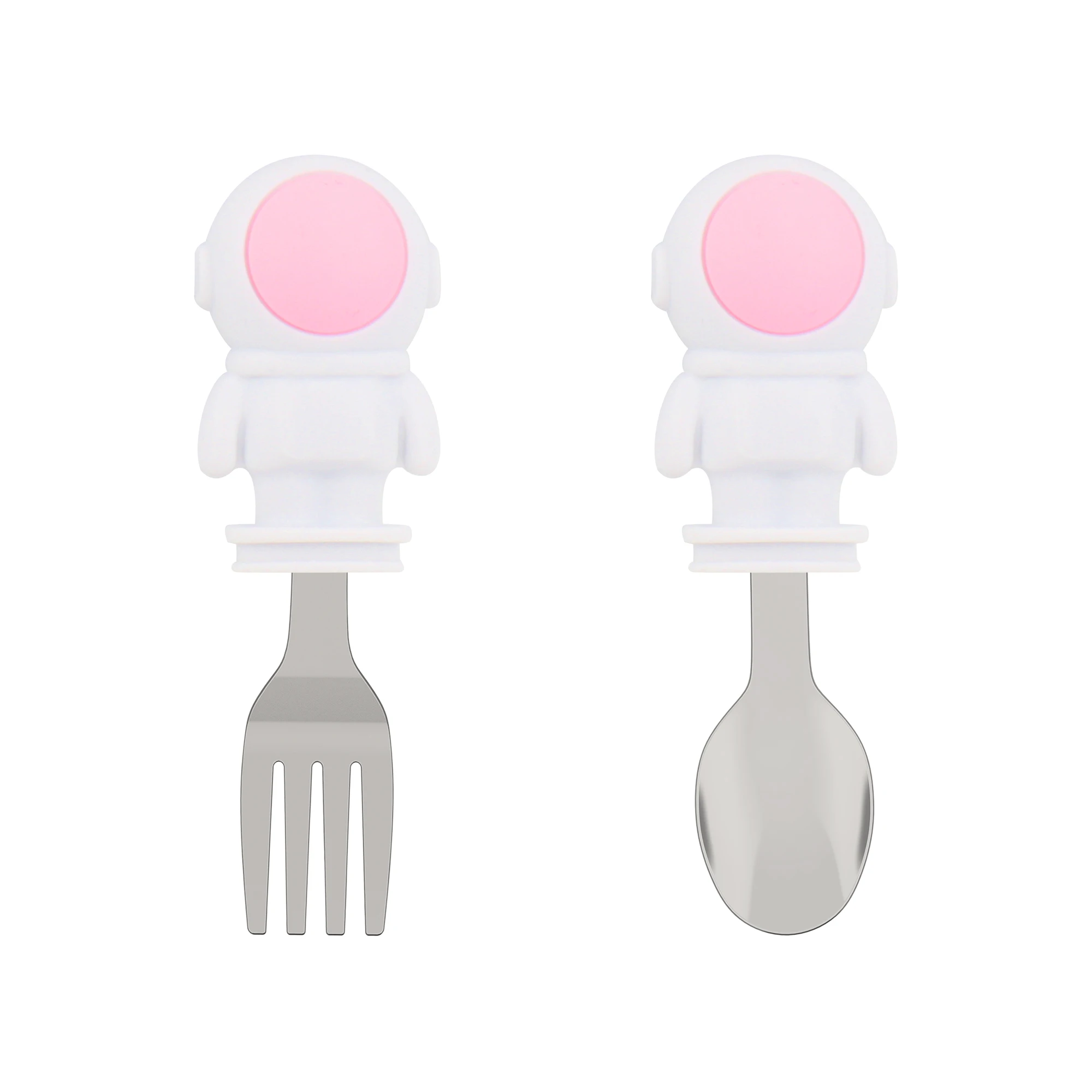 Astronaut Dining Eating Plates Spoon Tableware Bpa Free For Kids Placemat Toddler Food Grade Bowl Silicone Baby Feeding Set