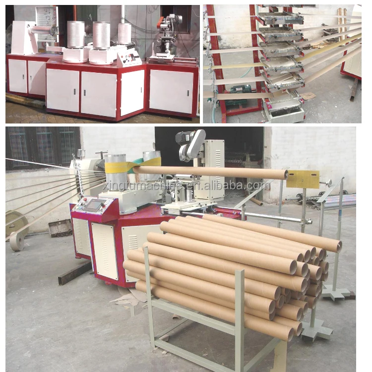Chinese Manufacturer High Speed Multi Cutters Spiral Paper Tube Core Making Machine