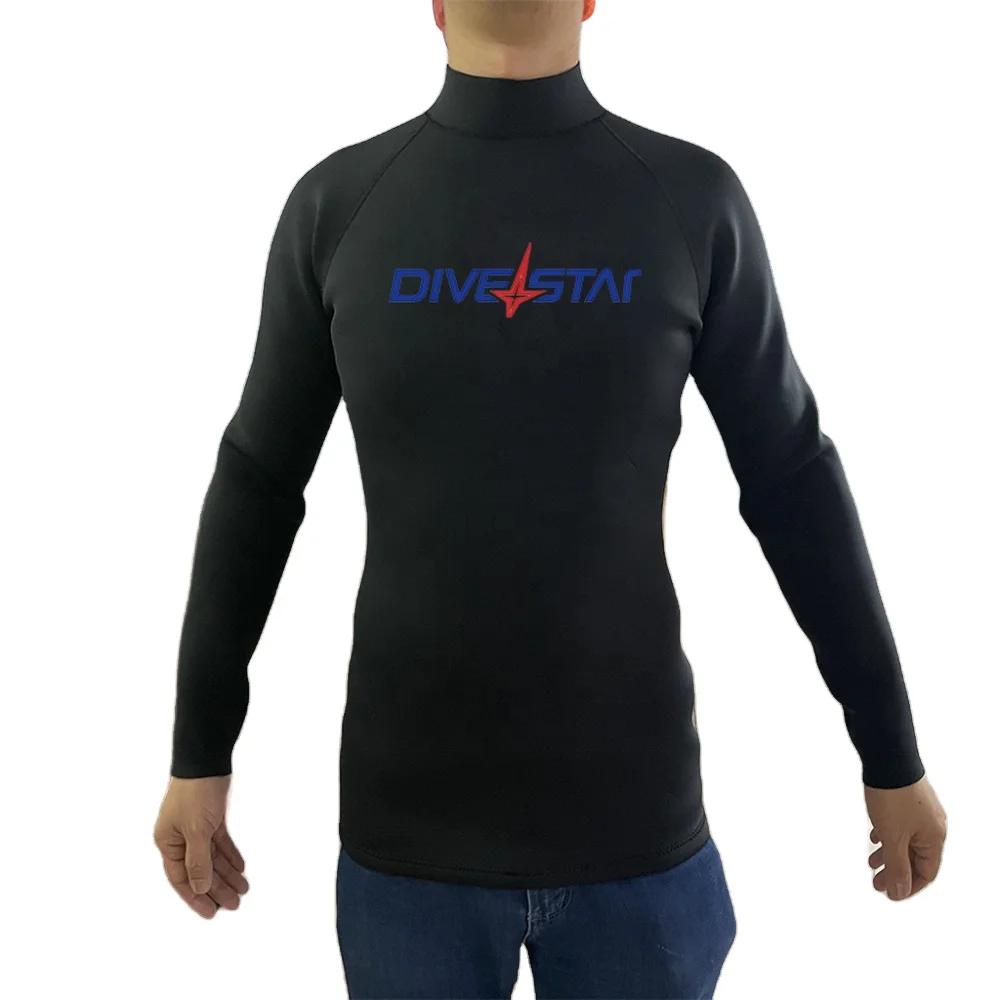 Unisex Long Sleeve Sailing Jacket Customized 1.5mm/2mm/3mm Neoprene Top Waterproof Plus Size Fashionable Print for Adults