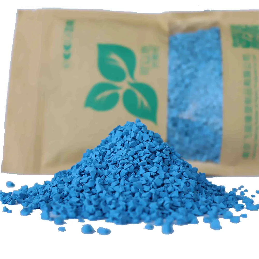 Island Blue EPDM Rubber Flooring Granule in 1-4mm safety surfacing NFL-P-2407195