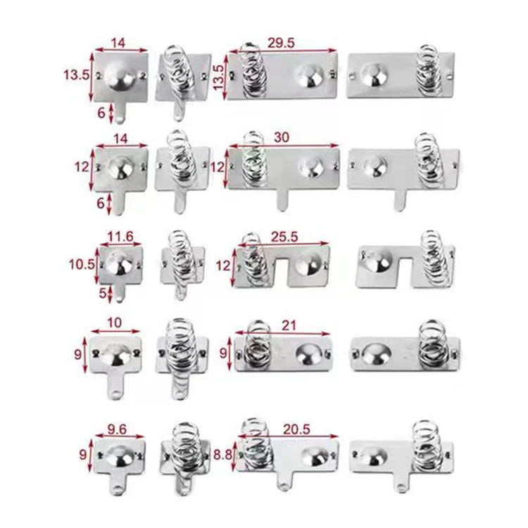 Заказной Прецизионный Металлический лист штамповки батареи латунный пружинный контакт/соединитель