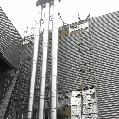 
Stainless Steel Chimney System for Commercial Project 