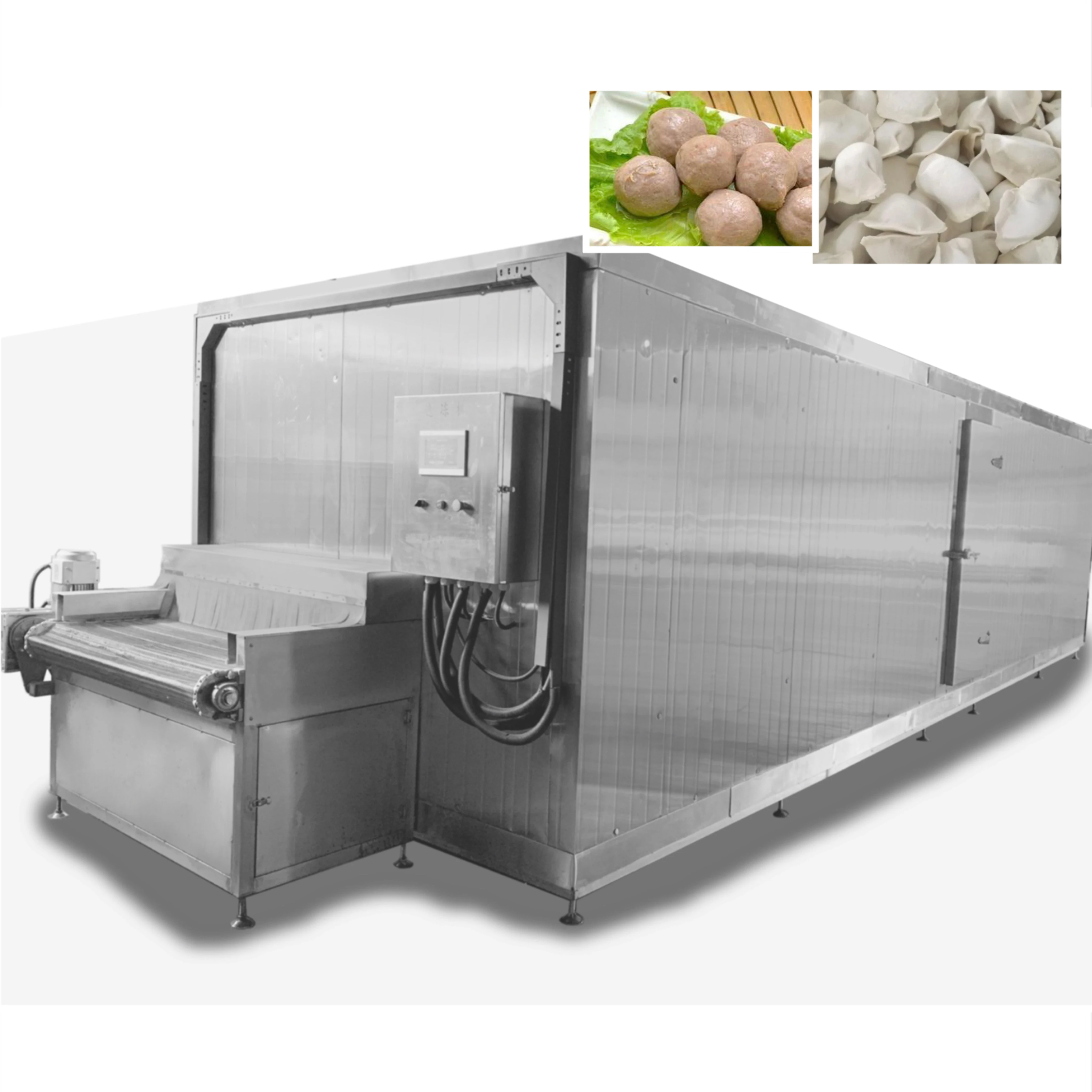 Customizable IQF Tunnel Freezer Machine/Individual Quick Freezing Equipment Fast Freezer Air Blast Freezer