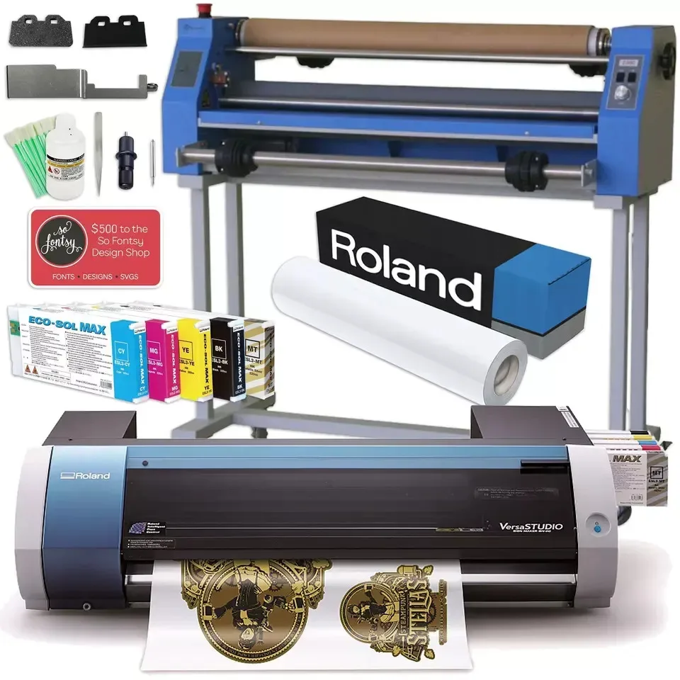 BEST  DEALS AUTHENTIC TOP QUALITY Roland BN-20 Printer Cutter with Stand and Ink + BUNDLE OFFERS