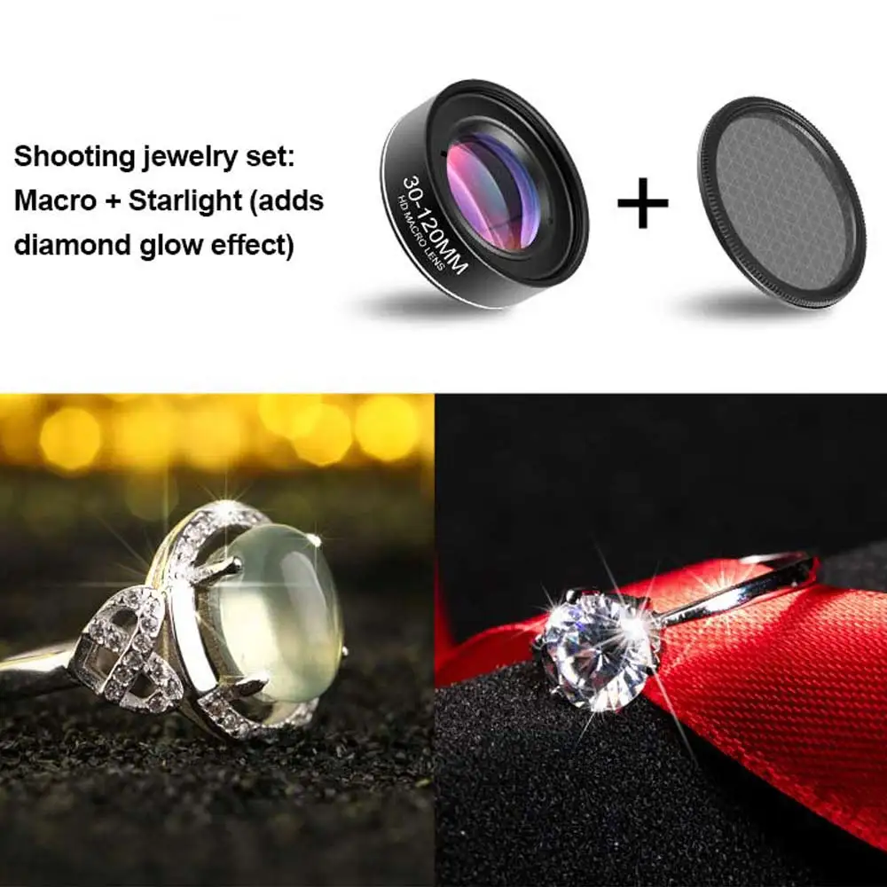 Odm/Oem 30-120mm Mobile Camera Lens Phone Macro Lenses  Macro Lens For Mobile Phone
