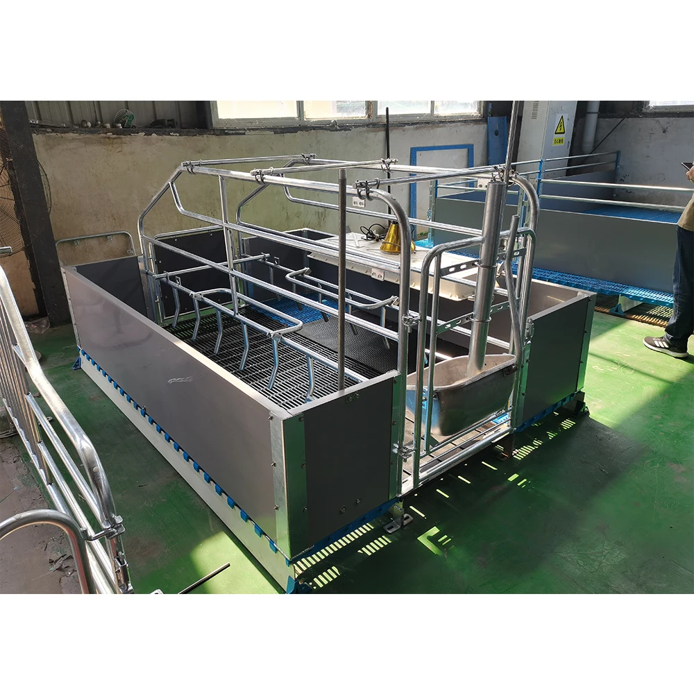 Hot galvanized piggery equipment farrowing crate farrowing pen for sale