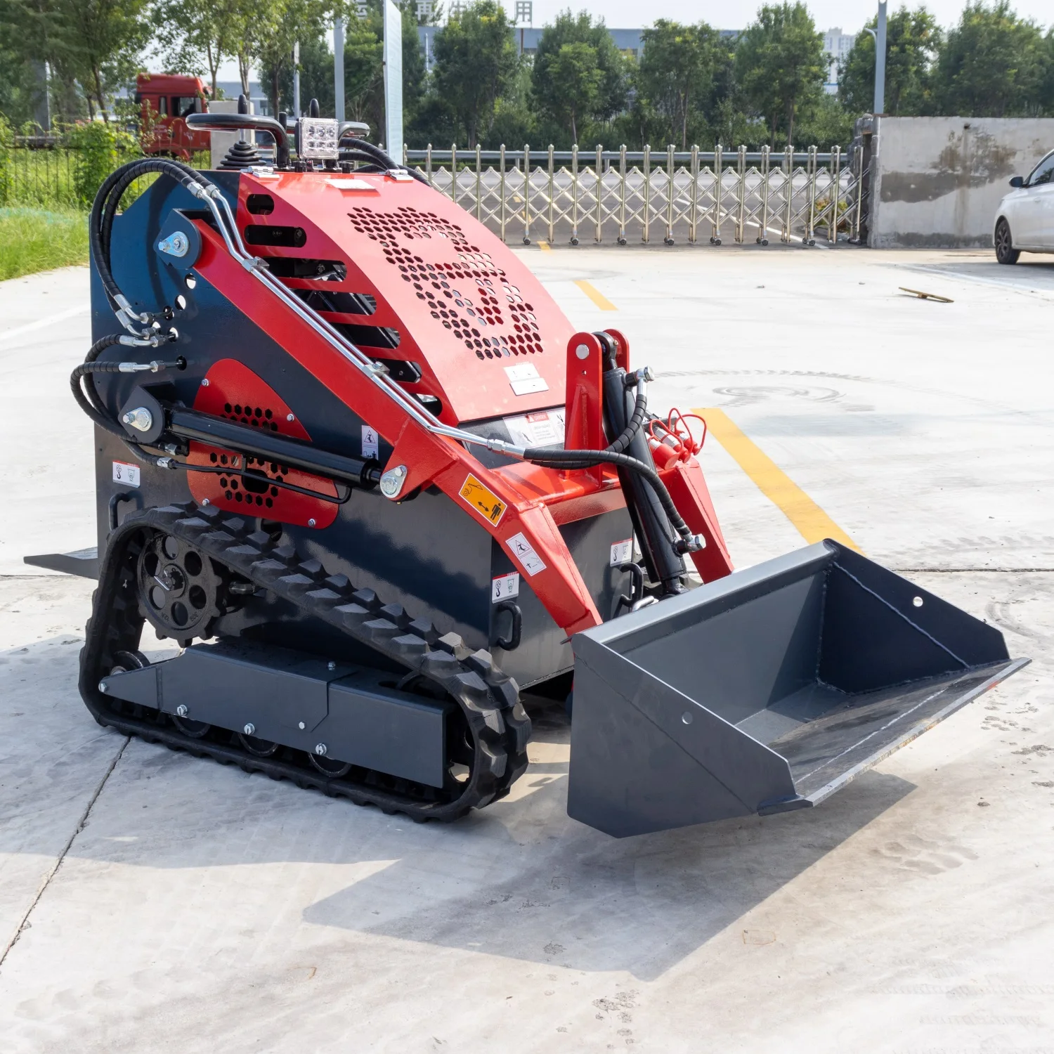 EPA Euro5 Approved Mini Skid Steer Loader HT380 Diesel Gasoline Engine Front End Loader for Sale