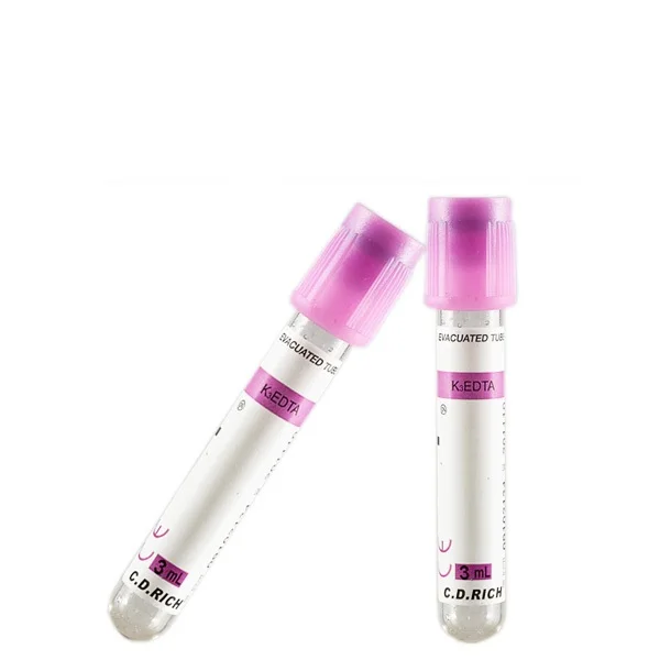Factory Selling Disposable Pet Glass Serum Edta Anticoagulant Vacuum K2 K3 Vacuum Blood Collection Test Tubes