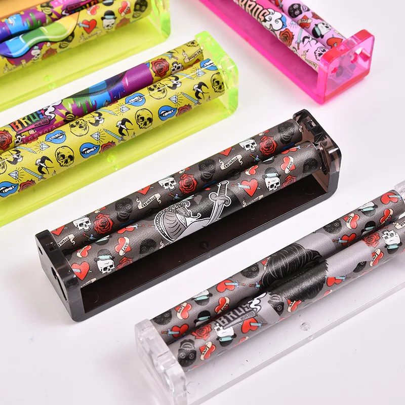 Smoking Accessories Cigarette Rolling Machine Manual 120mm 86mm Plastic Tobacco Roller
