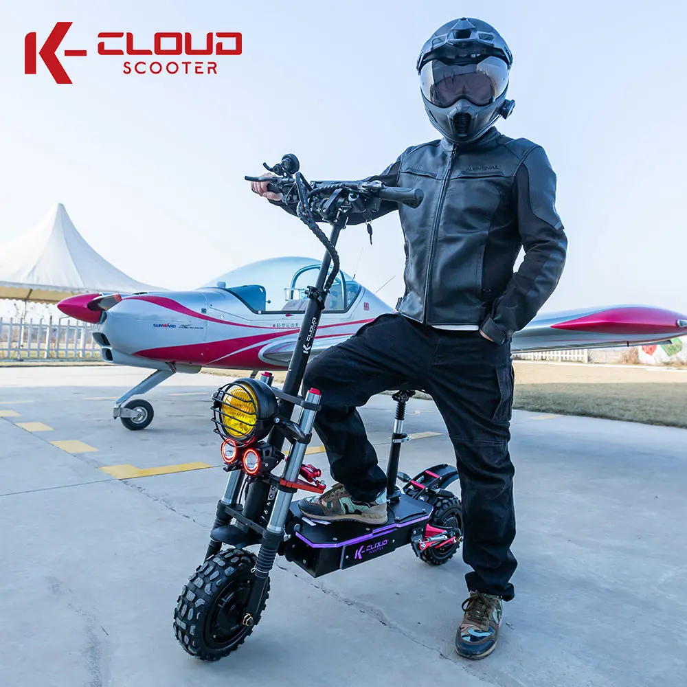 Patinetes-Electricos- Direct Selling 6000W 60V Long Range Dual Motor Powerful Adult Electric Scooter Wholesale