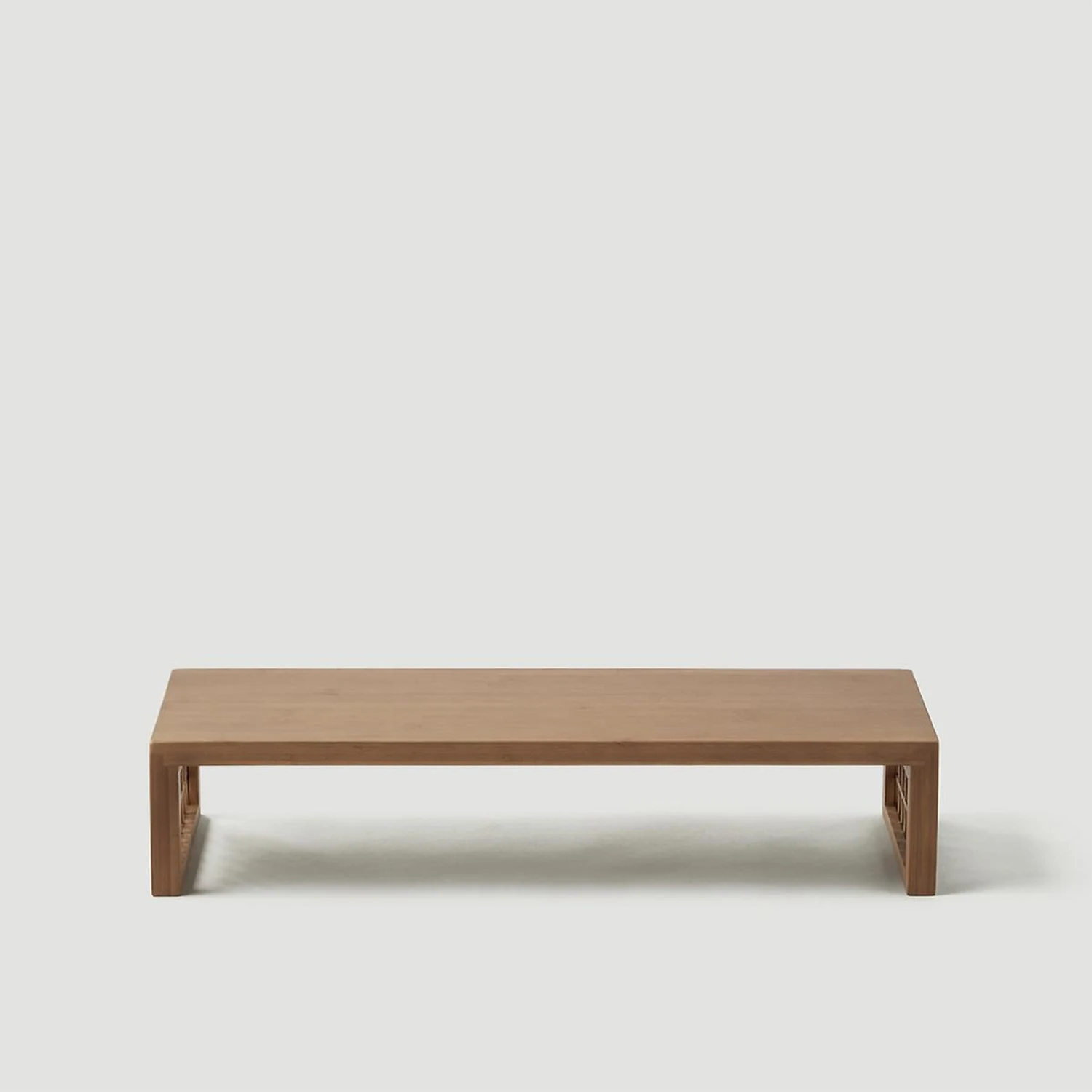 Premium Large Multifunctional Wooden Bamboo Monitor Riser, Computer Printer Desk Shelf, Laptop Screen Stand Customized Size