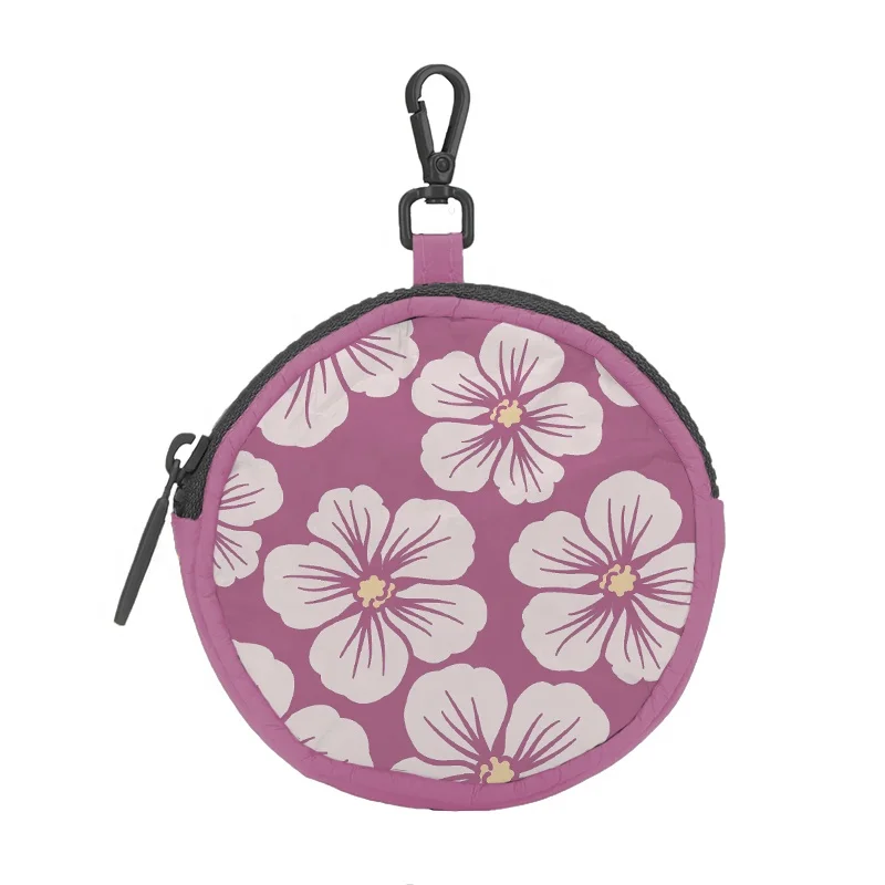 Custom Simple And Casual Portable Coin Cute Wallet Tyvek Mini Coin Bag Keychain
