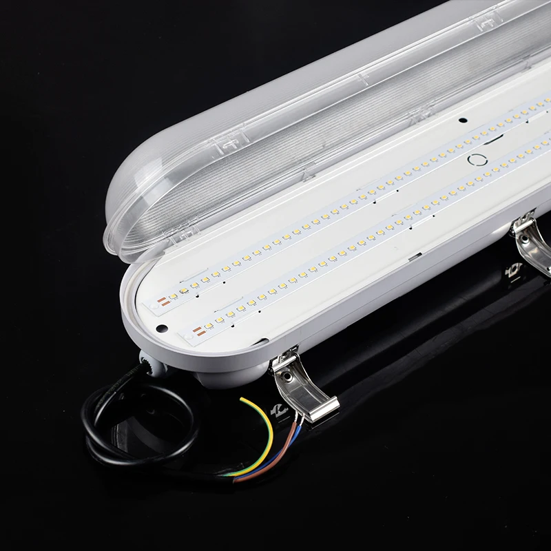 Subway Garage LED vapor tight fixture 2ft 4ft 5ft 6ft 20w 40w 60w 80w led tri proof light Ip65 Tri-Proof Led Tube Light