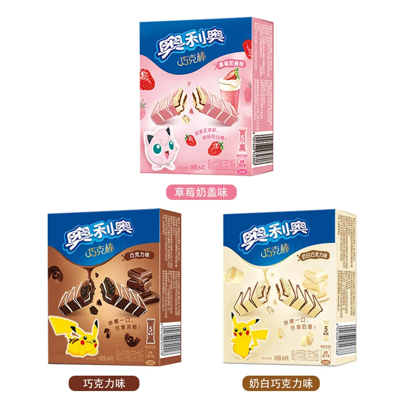 Oreo Шоколадный Бар 64 г многовкусный Повседневный Снэк закуска