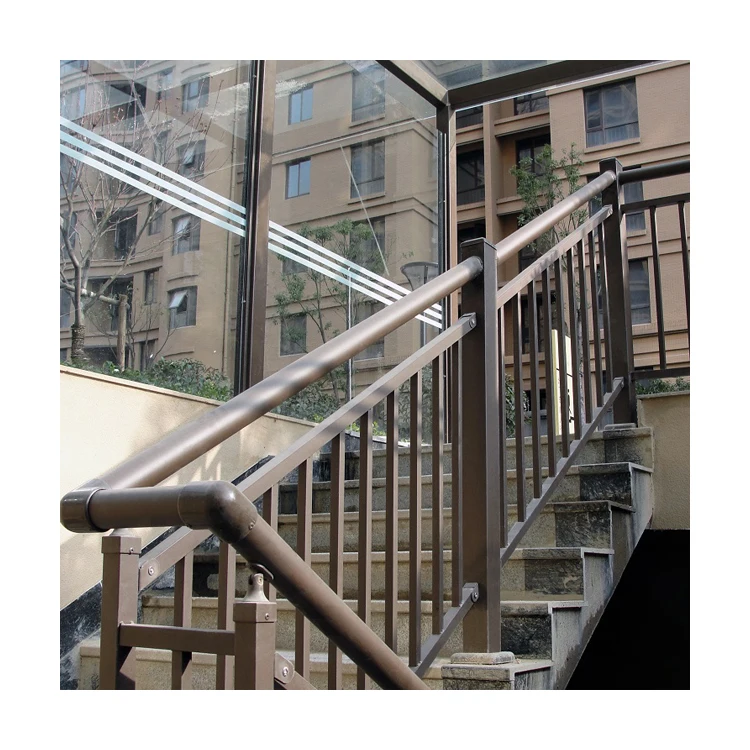 antique brass stair railing