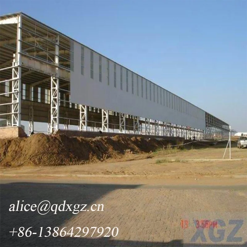 Pre engineered large steel sheds steel structure metal frame buildings for sale