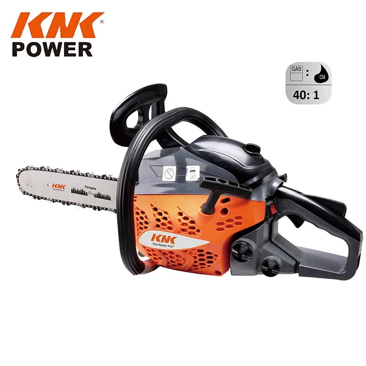 KNK High-end 41CC 16inch Petrol Chainsaw With E-starter  14inch Professional Hand Machine Used For Forest And Outdoor Working