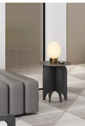 2021 New round table metal coffee table for bedroom