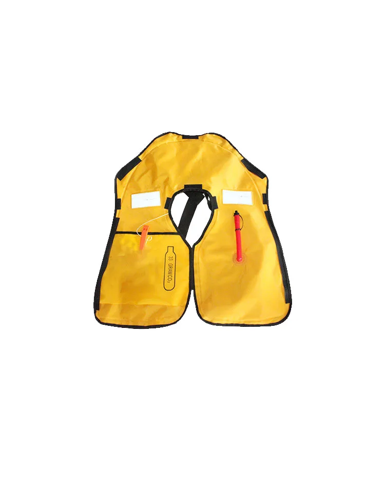 Inflatable Adult Small Dog Co2 Cartridge Ccs Certificate Rescue 150n Marine Pets Orange Costume Seahorse Life Jacket