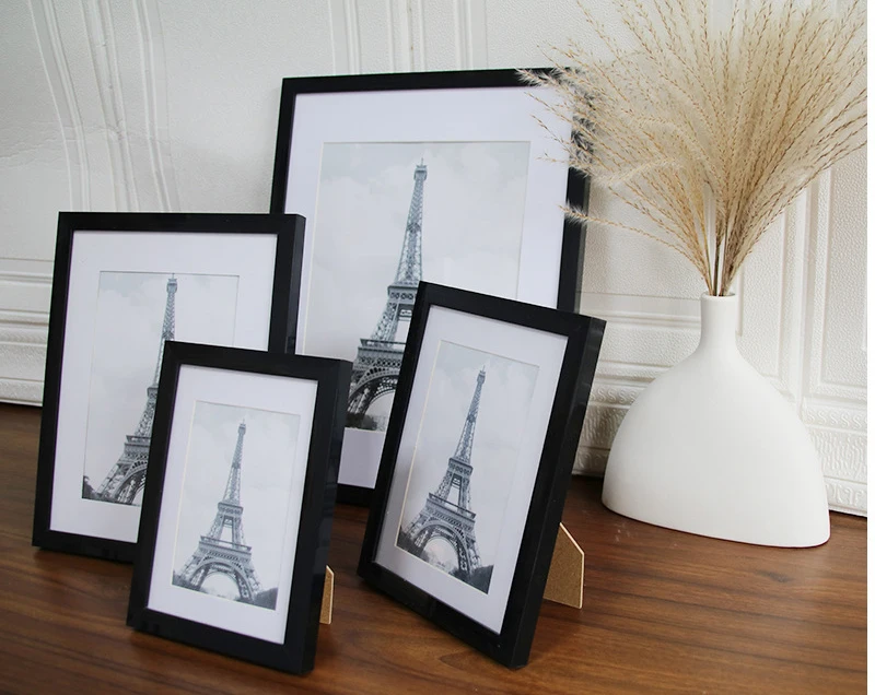 4X6 5X7 A4 Europe Style Black Decorative Wall Black Picture Frames Photo Frame