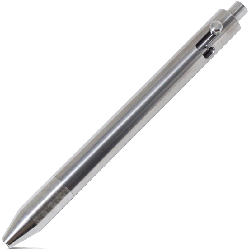 Bolt Action Pen Titanium Alloy Ballpoint Pen EDC Tool Writing Pen for Business Office Daily Use