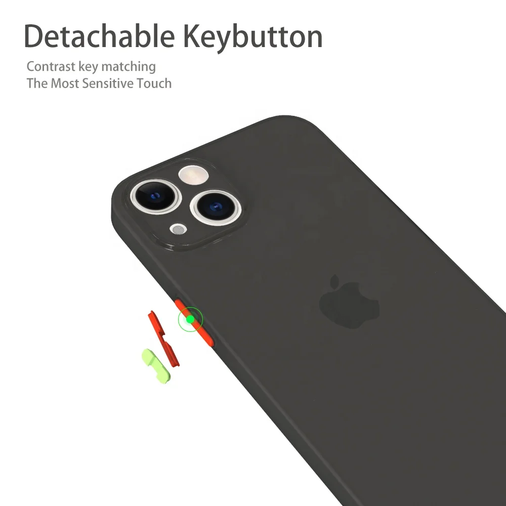 Good Quality 0.7mm Thickness Frosted Soft TPU Phone Cover Smooth Touch For iPhone13mini 13pro max Fashion Translucent Case