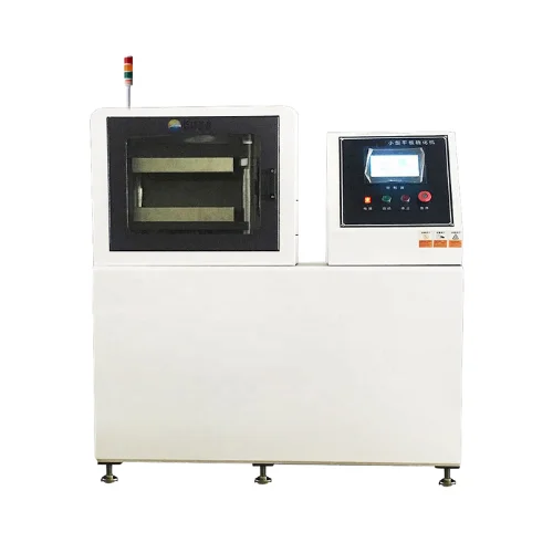 Hydraulic Plate Vulcanizer Press Machine Lab Rubber Small Flat Vulcanizer Molding Test Equipment DH-FV-01