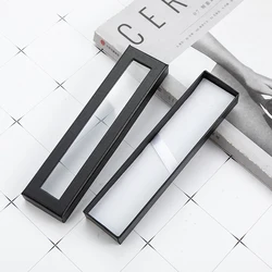 JH Cheap Promotional Cardboard Window Gift Box Hard Paper Pen Gift Box With Lids
