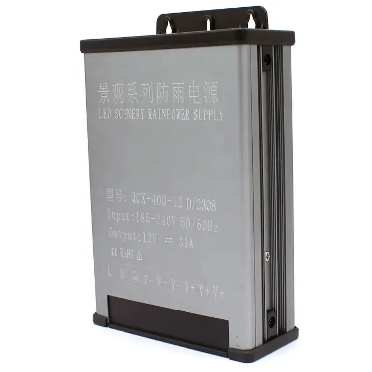 Outdoor Rainproof Power Source Advertising Signs Led Switching Power Supply 12v 400w Led Driver For Bridge Lighting
