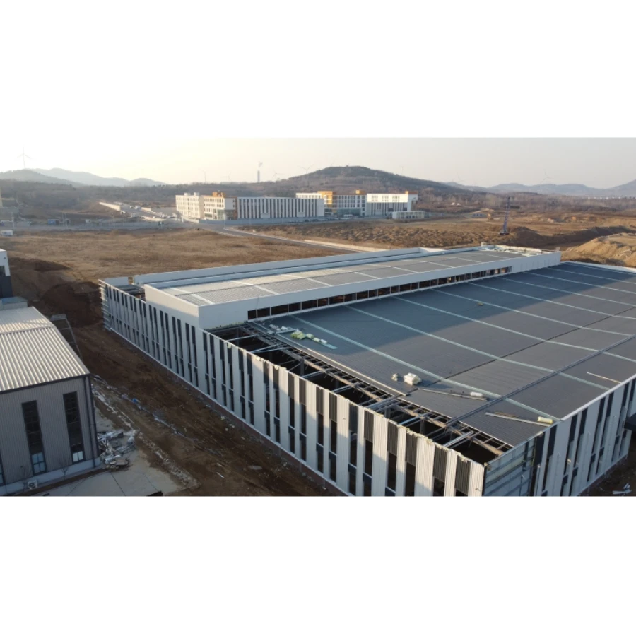 Steel Structure Workshop Building Pre Engineered H Section Light  Weight Steel Frame Construction Produced by Chinese Factory