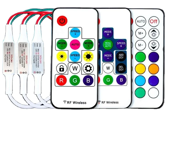 Мини-Контроллер освещения светодиодной ленты magic color RF WS2811 WS2812b 17 клавиш 21 клавиша
