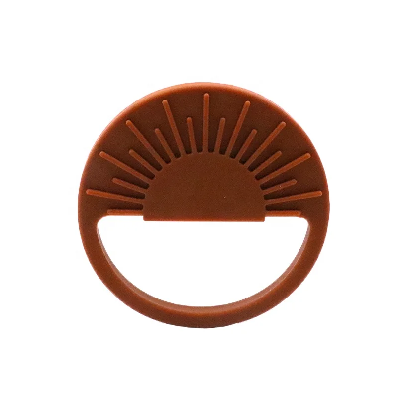 New Design Funny Silicone Sensory BPA Free Teething Toys Sun Baby Teether