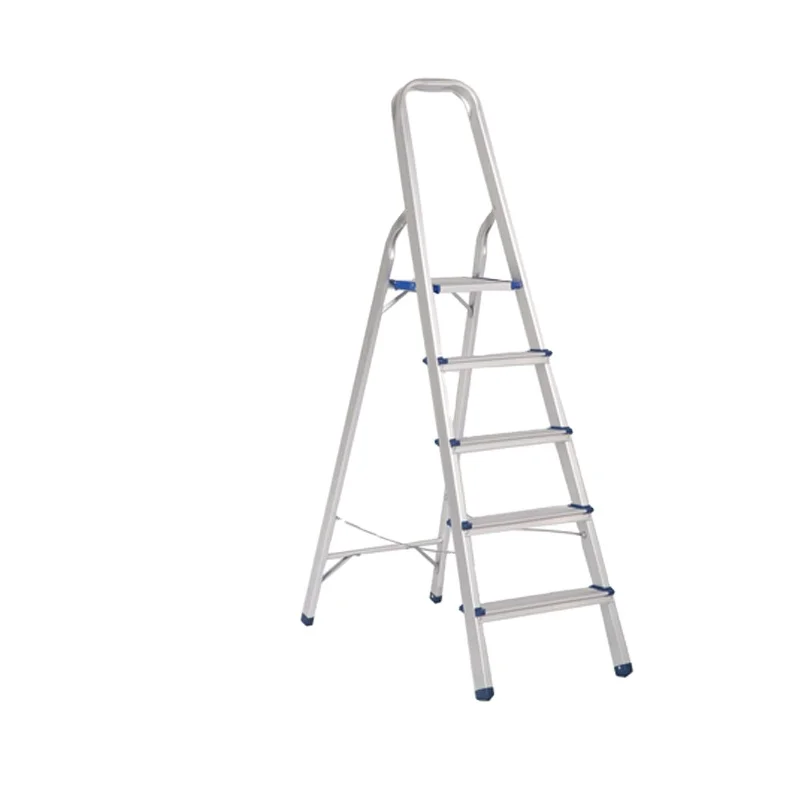 High Quality Handrail Foldable Aluminum Ladder 5 Steps Household Ladder For Garden
