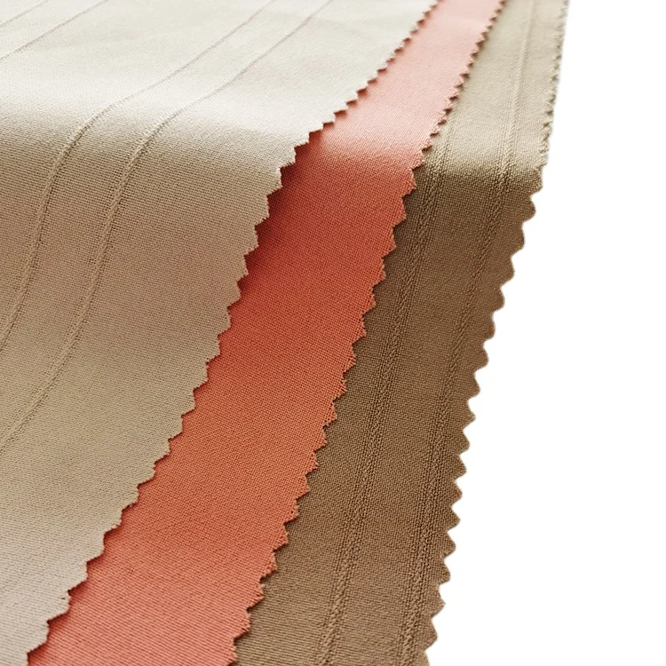 Kaiming Textiles New Design 100%Polyester Stripe Jacquard Stretch Yarn 180D CEY Jacquard Fabric Nida Abaya Fabric,Shirt Fabric