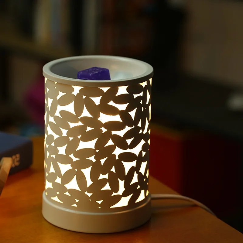 Wax Melts Candle Warmer Burner Incense Electric Burner Oil Lamp Forest Pattern for Home Decoration