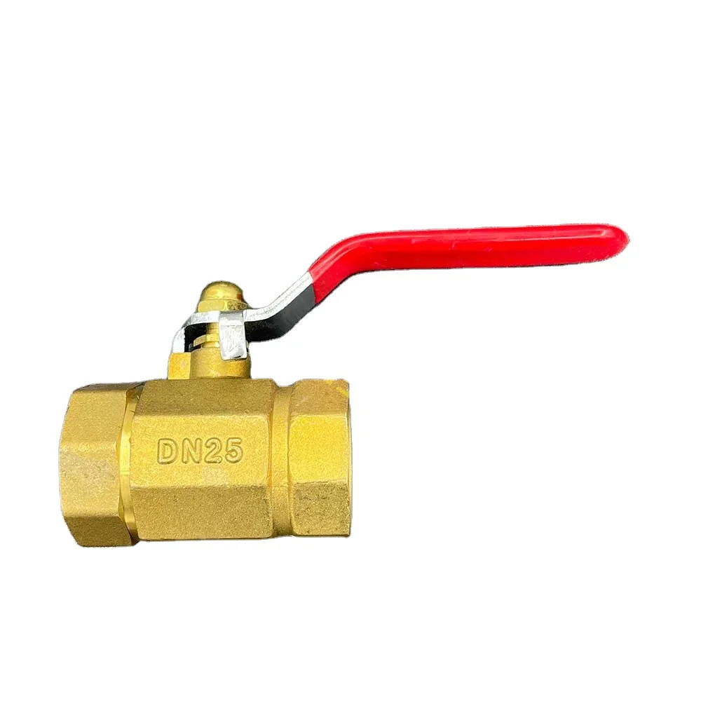 Copper Brass Ball Valve Thread Bronze Female Wholesale 1/2 Inch Water Normal Temperature Manual General DN15 with Yellow Handle