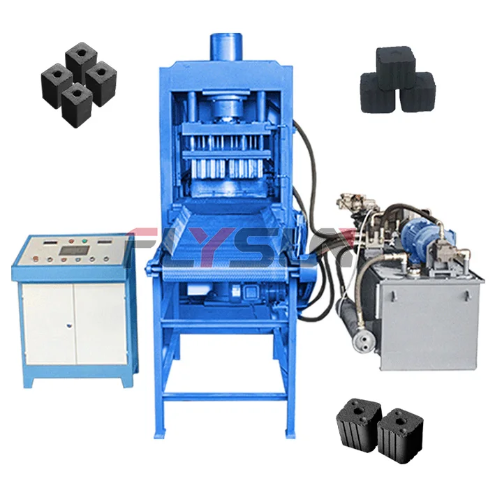 Wood Sawdust Charcoal Briquette Making Machine bbq Charcoal Manufacturing Machines bio Coal Briquette Machine in Uganda Supplier