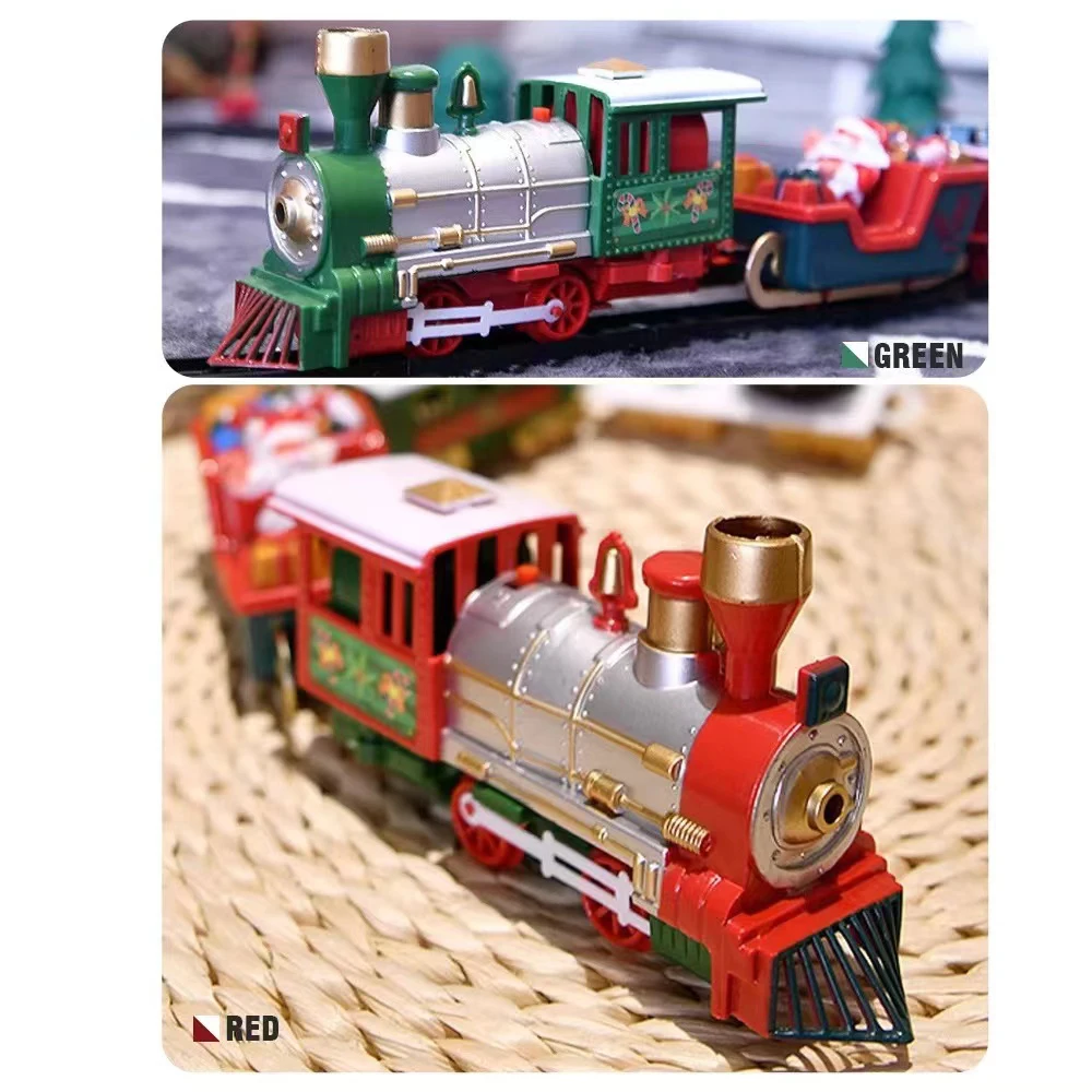 13pcs battery operated Christmas train with light and music HN926214