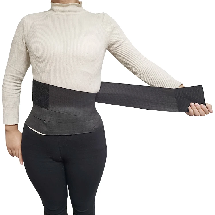 Tummy Control Belly Flat Long Wrap Belt Body Shaper Slimming Sauna Waist Trainer Belt Tummy Wrap