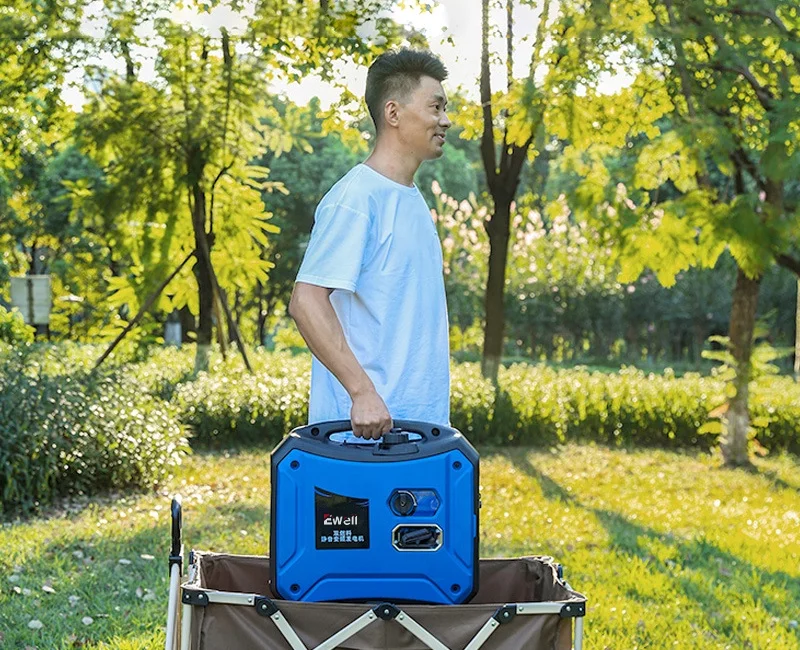 Ewell Customized Portable 1800W 50HZ 230V Super Silent Dual Fuel Generators Gasoline and LPG Gas Generators