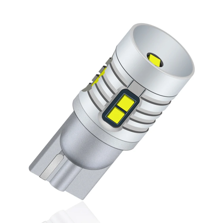 Manufacturer 12v-24v Car Led Bulb W5w Led Interior Auto Bulb 194 W5w Wedge Plate Dome Light Canbus T10 Led With No Error