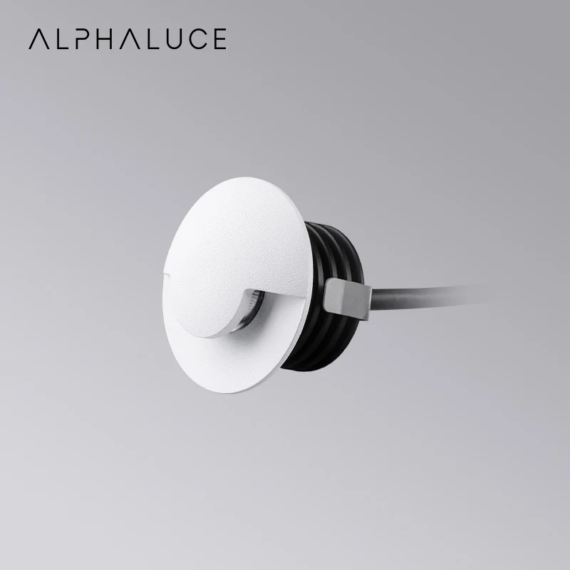 Alphalighting For Home DC 24V Outdoor IP67 Mini Foot Walking Stair Lighting Lamp Recess Wall Light Step Recess