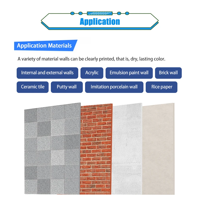 Uv Ink 3D Vertical Wall Printing Machine For Building Decoration Wallpen Printer.