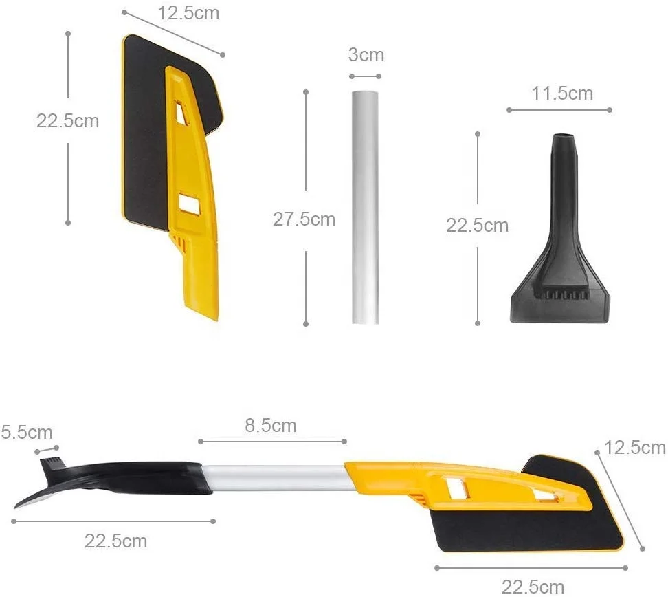 Car Snow Brush 2 in 1 Dual Head